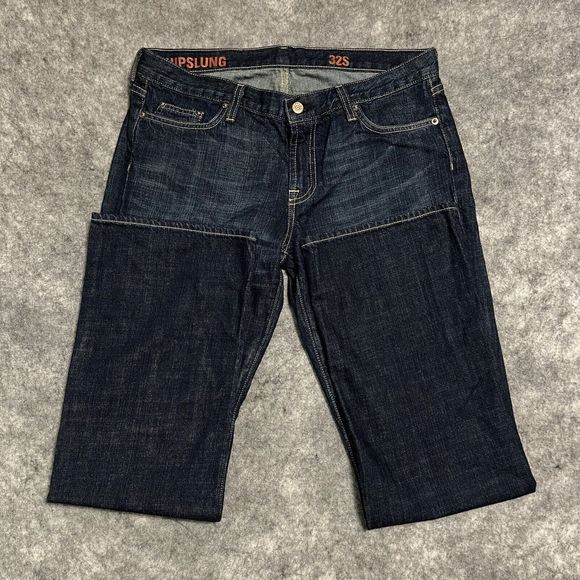 Vintage J. Crew HIPSLUNG Jeans Women's 32S Straight Leg Dark Wash 100% Cotton - Picture 14 of 17